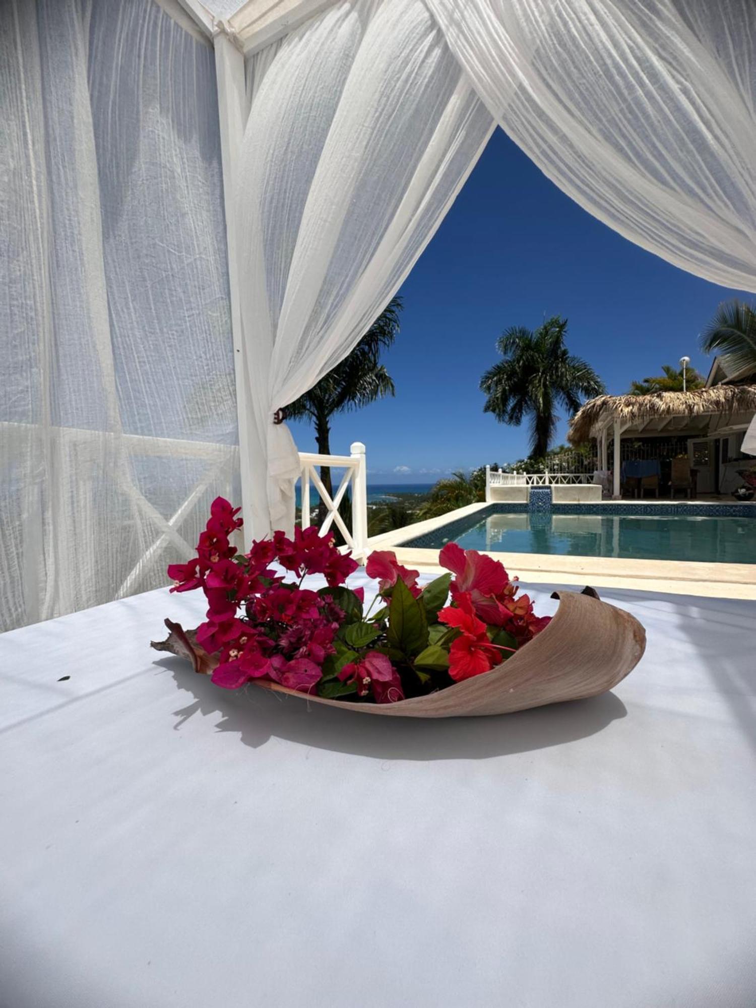Villa Blanca Chambre D'Hotes Vue Sur Mer Las Terrenas Exteriör bild