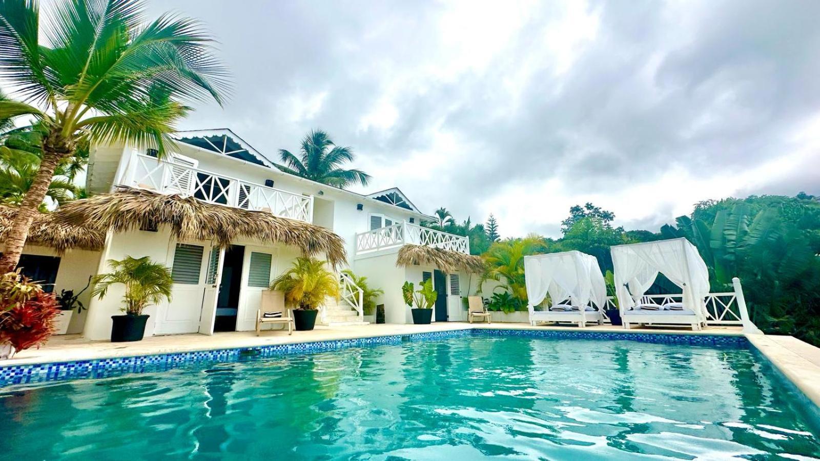 Villa Blanca Chambre D'Hotes Vue Sur Mer Las Terrenas Exteriör bild