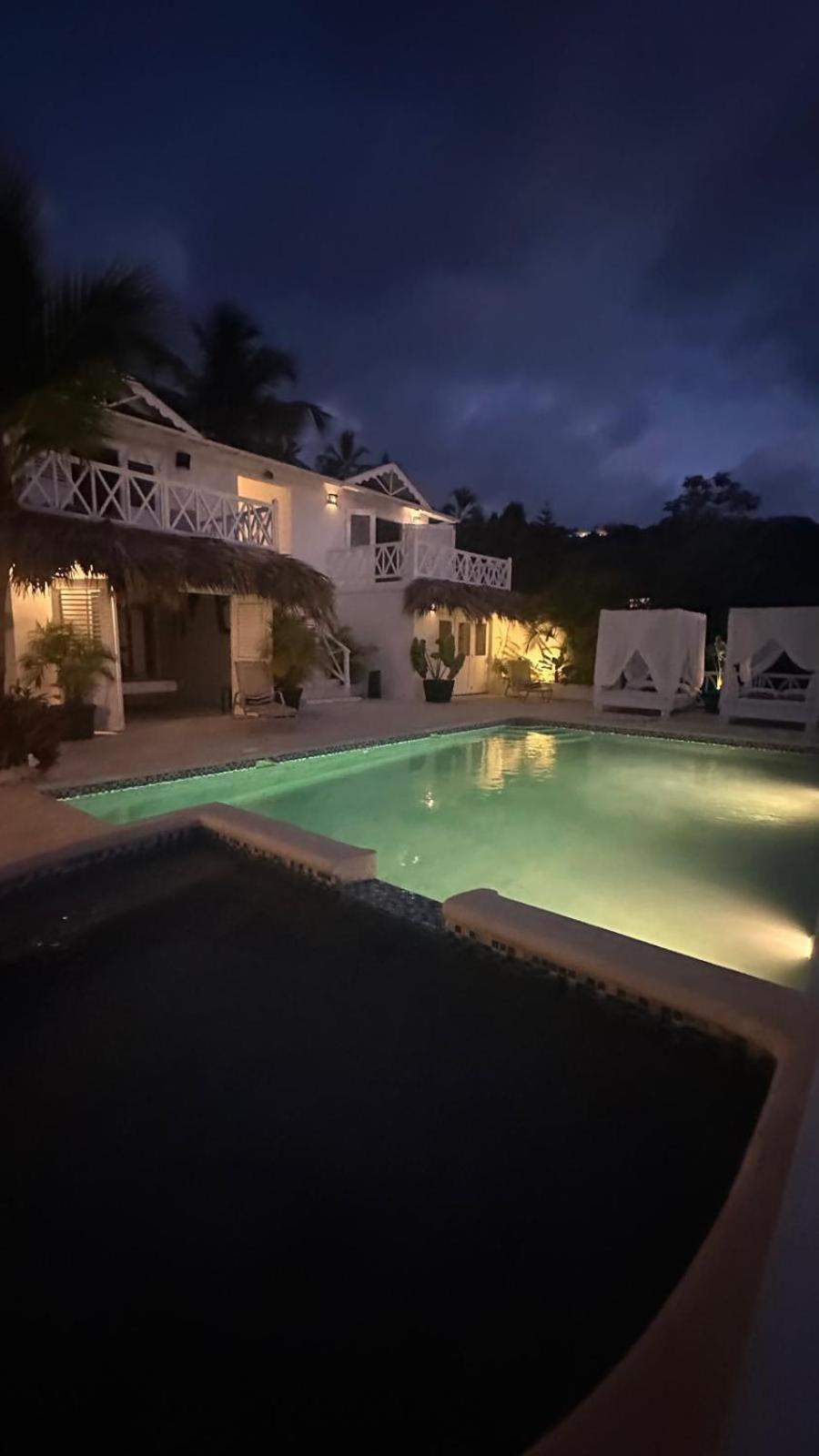 Villa Blanca Chambre D'Hotes Vue Sur Mer Las Terrenas Exteriör bild