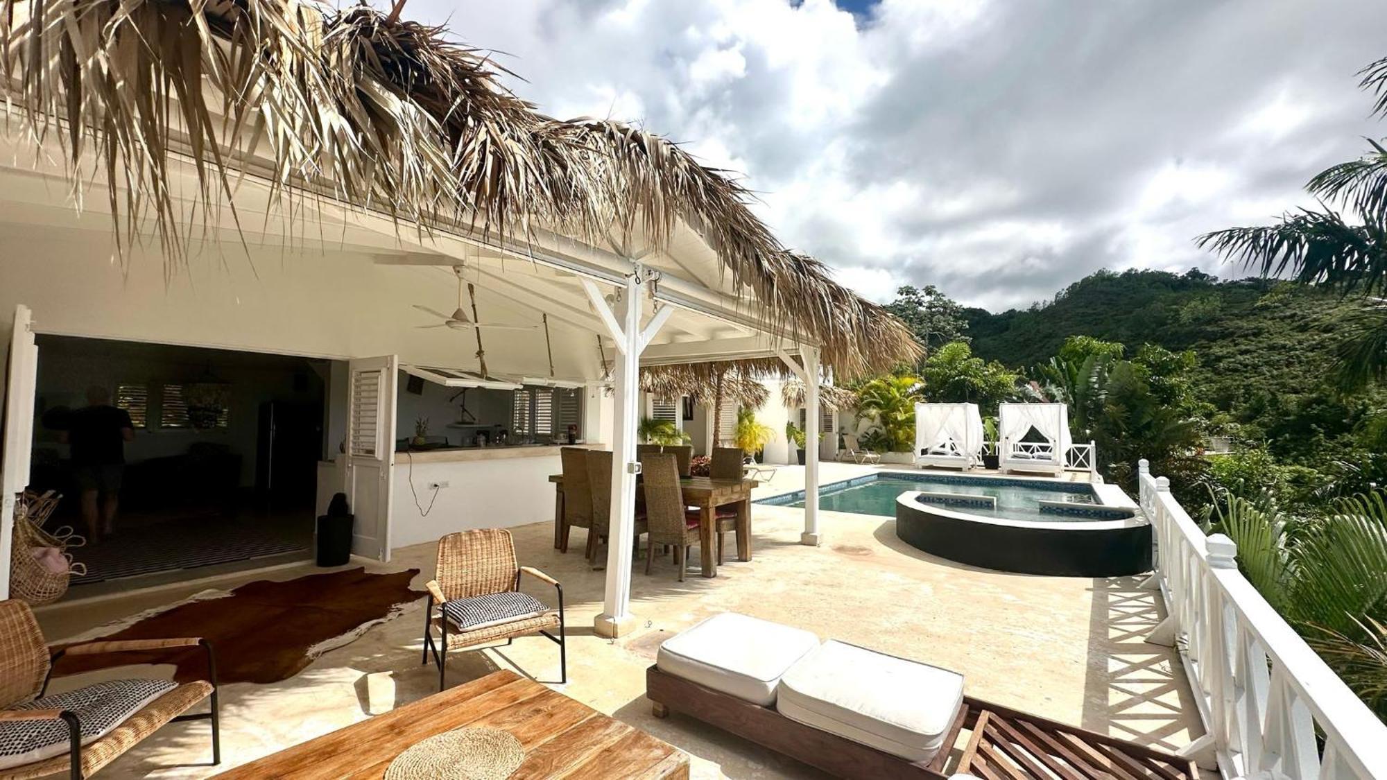 Villa Blanca Chambre D'Hotes Vue Sur Mer Las Terrenas Exteriör bild